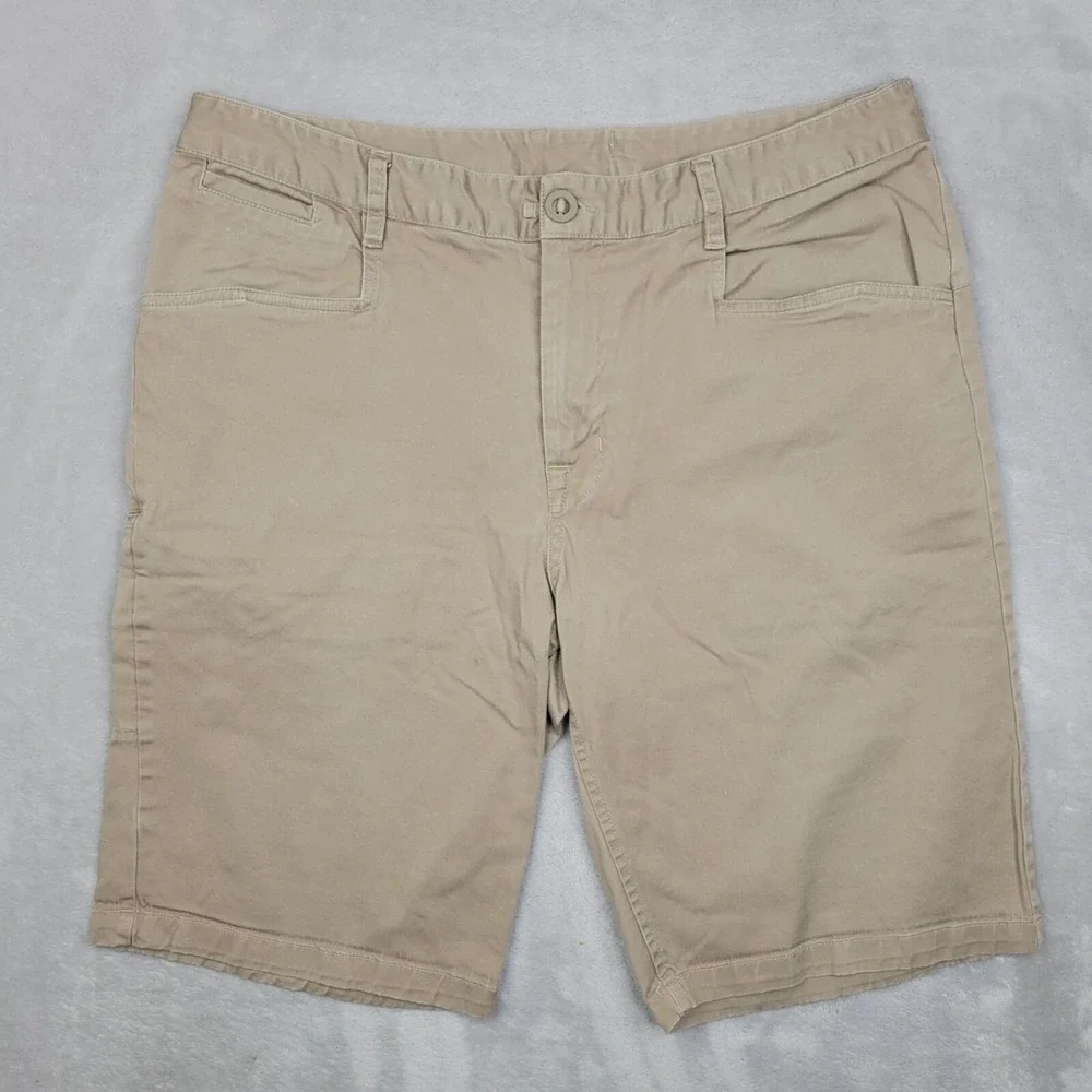 North Face Shorts Men 36 Cargo Performance Flex Khaki Chino Hiking Utility Large